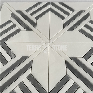 Thassos Marble Mosaics Tiles Back Splash For Home Design