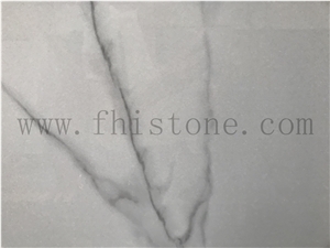 Calacatta White Statuario Polished Glossy Sintered Stone