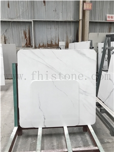 Calacatta White Statuary Sintered Stone Countertop