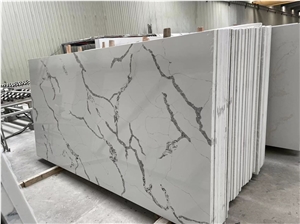 100% Quartz Sand Made Quartz Stone Big Slabs