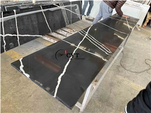 30Mm Artificial Quartz Stone Prefab Kitchen Countertop