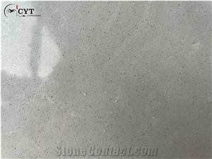 30Mm Grey Color Engineered Quartz Stone Slabs Floor Wall