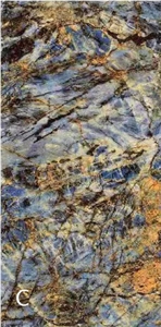 Chinese Multicolor Artificial Stone Slabs Use For Wall Decor