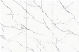 Chinese White Artificial Sintered Stone Slabs For Wall