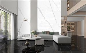 1600*3200MM GLOSSY FRAGRANT SNOW WHITE PORCELAIN SLAB