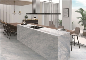 MUSE WHITE1600*2700MM BOOKMATCH Sintered Stone GLOSSY  SLAB