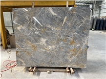 Grey RANKIN GREY With Line Marble Polished Tiles Slabs