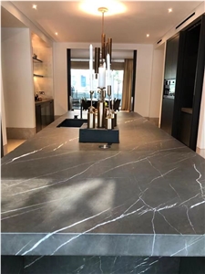 Pietra Gray Marble Slabs Tiles For Flooring