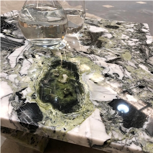 Primavera Marble Criss Cross Coffee Table By Lisa Jennings