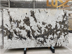 Branco Tourmaline Granite,Snowflake Alaska White Granite