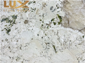 Luxury Patagonia Crystal White Quartzite Slabs