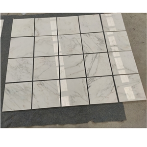 Factory Manufacture Eastern White Marble Floor Tiles 12"X12"