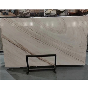 Luxury Italy Palissandro  White Marble Slabs For Building