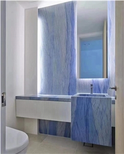 Brazil Azul Macaubas Quartzite Polished Floor Slabs And Tiles