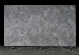 Artificial Quartz Slab Grey Color Stone  Luxury Pattern