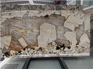 Patagonia Quartzite Big Slab With Crystal Natural Stone