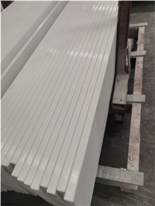 Pure White Artificial Marble Window Sill Sanded Cill
