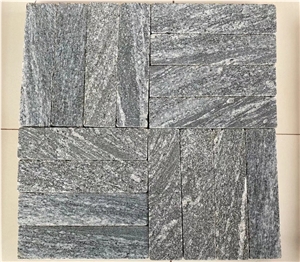 Grey Granite Mesh Cobblestone,Cobblestone Paver Mat