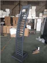 The Display Rack For Stone Sample With Wheels