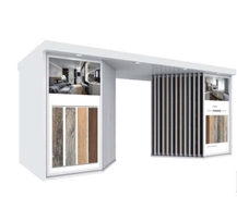 Tile And Stone Slab Display Rack In Showroom