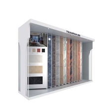 Tile Sliding Display Rack In Inclined Way