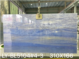 Brazil Azul Macaubas Quartzite Blue Polished Slabs