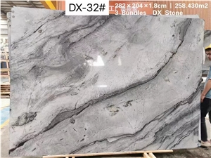 China Light Blue Marble Polished Big Slabs