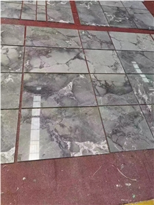 China Light Grey  Marble Polished Floor Tiles