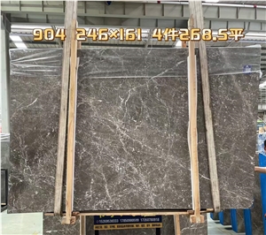 Turkey Dark Grey Marble Polished Wall Slabs & Floor Tiles