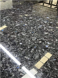 Ukraine Galactic Blue Granite Polished Floor Tiles