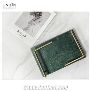 UNION DECO Marble Tray Decorative High End Hotel Shop