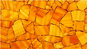 Calcite Orange Semiprecious Stone