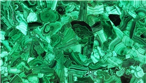 Green Malachite Semiprecious Stone