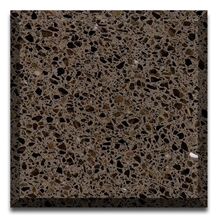 Brown Color Artificial Stone Terrazzo Slabs And Tiles