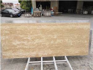 Beige Travertine Backed Aluminum Honeycomb Stone Panels