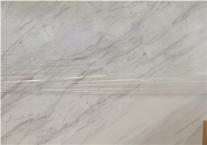 White Volakas Marble Slabs For Floor And Wall