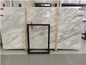 White Volakas Marble Slabs For Floor And Wall