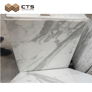 Calacatta White Marble Floor Wall Tile Factory Free Sample