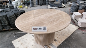 Luxury Stone Table Good Look High Quality Logo Custom Size