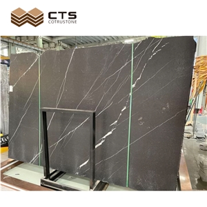 Nero Marquina Black Leather Marble Slabs Unique Marble Tiles