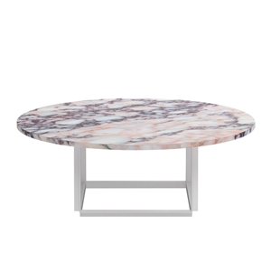 Androgyne Side Tabletop Calacatta Viola Marble Table Top