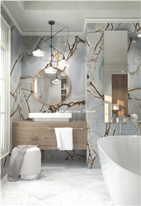 Blue Roma Quartzite Slabs For Bathroom Tiles