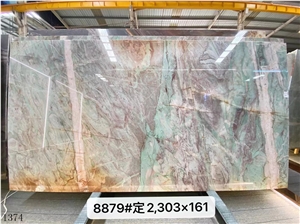 Brazil Cristallo Verde Quartzite Slab In China Stone Market