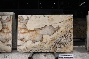 Brazil Pandora Granite White Slab Tile In China Stone Market