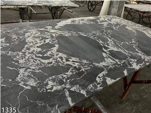 Luxury Black White Marble Slabs Wall Decorate