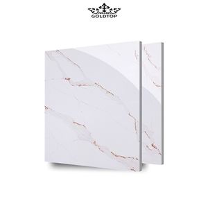Calacatta 5054 Sandro Artificial Quartz Stone Slab Tiles