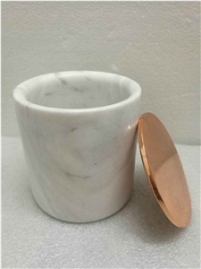 Goldtop Stone OEM/ODM Marble Candle Jar