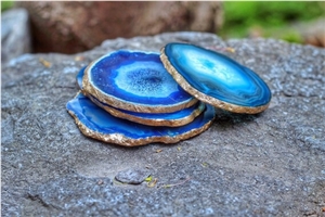 Goldtop Stone OEM/ODM Ornament Blue Agate