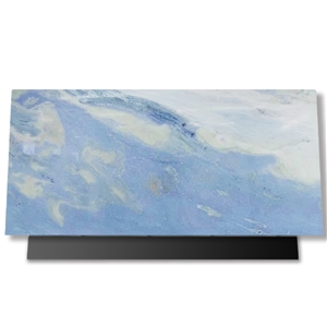 Luxury Ocean Blue Sky Marble Slabs Skylight Interior Design