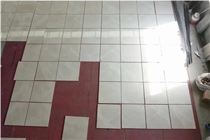 Burdur White Pearl Marble Tiles For 5 Star Hotel Floor